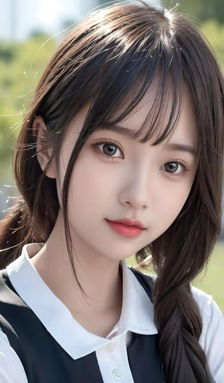 两张ai生成的美女图, 以假乱真了有没有?#二次元美图# #美女#