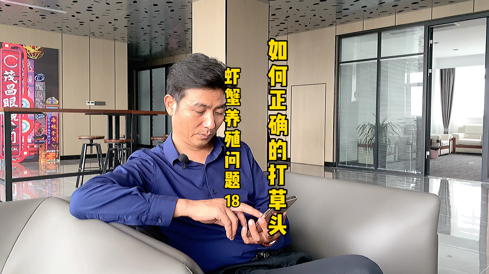 龙虾塘如何打草头?陈春永养殖技术18