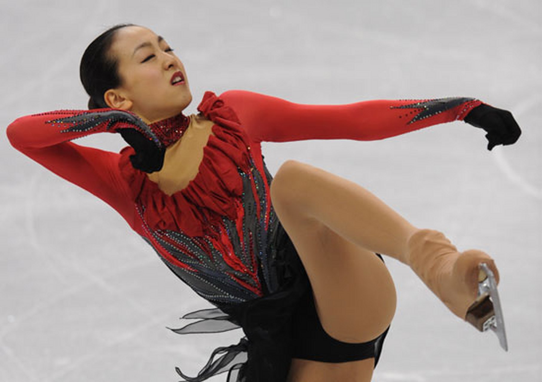 日本著名花样滑冰女运动员浅田真央.