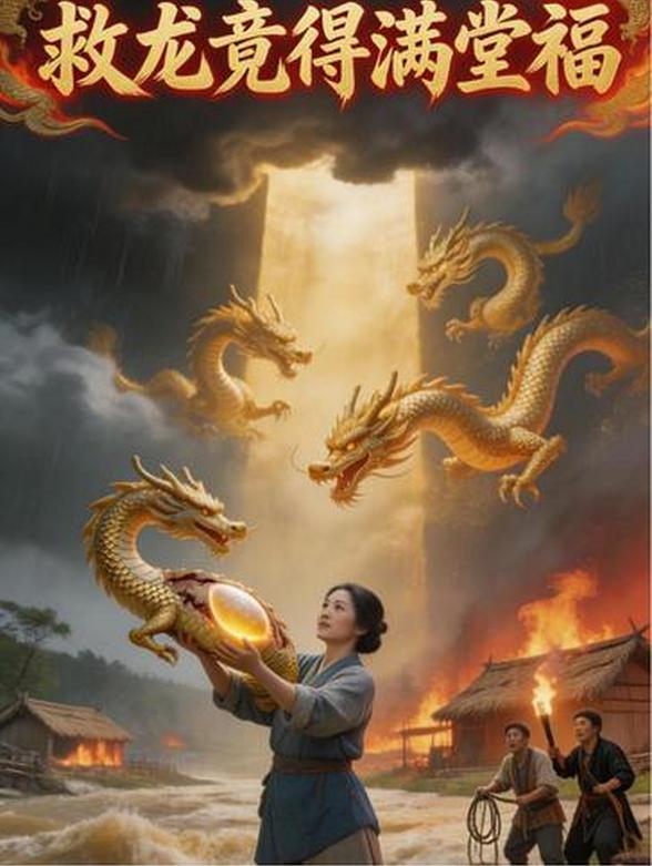 救龙竟得满堂福