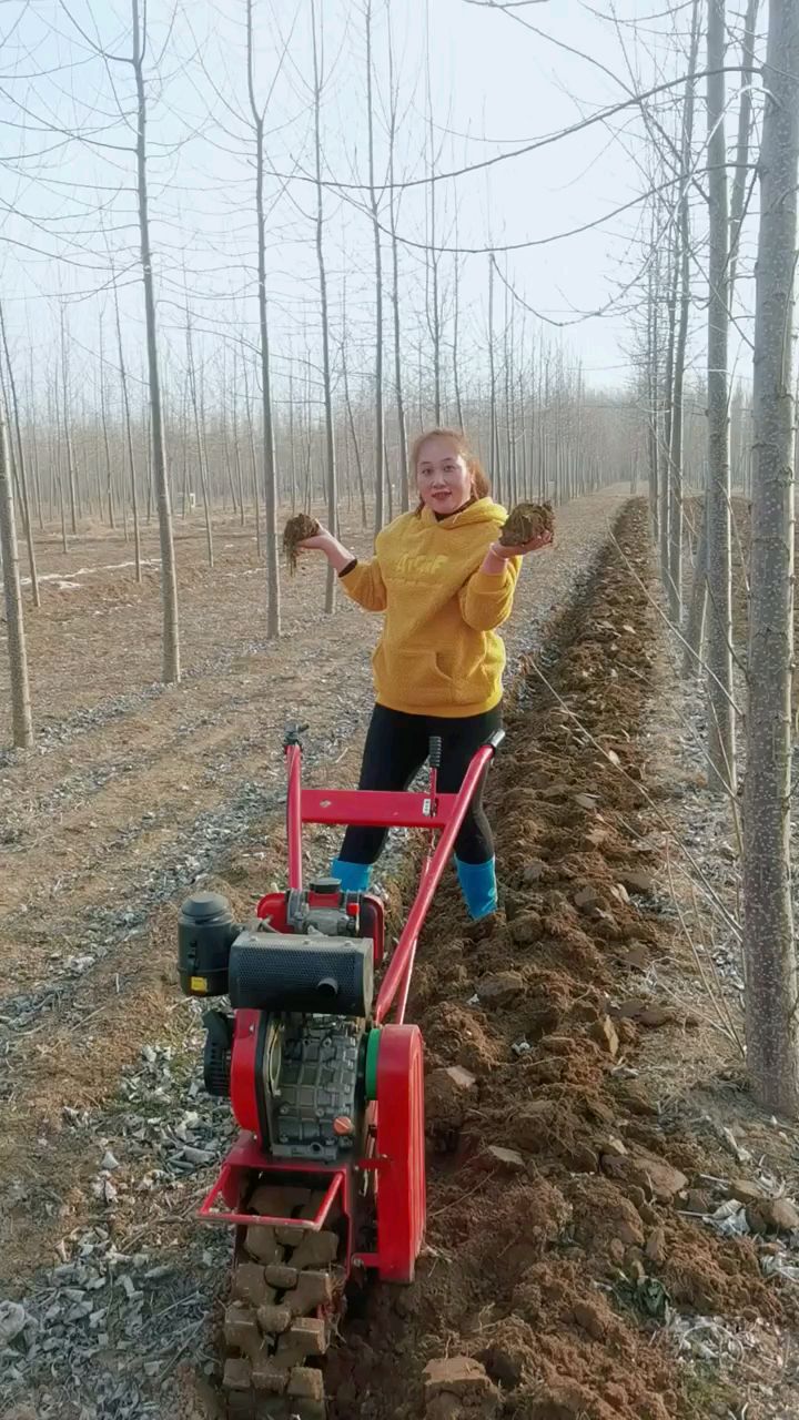 小红牛犁地机耕地机一小时2亩地水田旱田都能用的