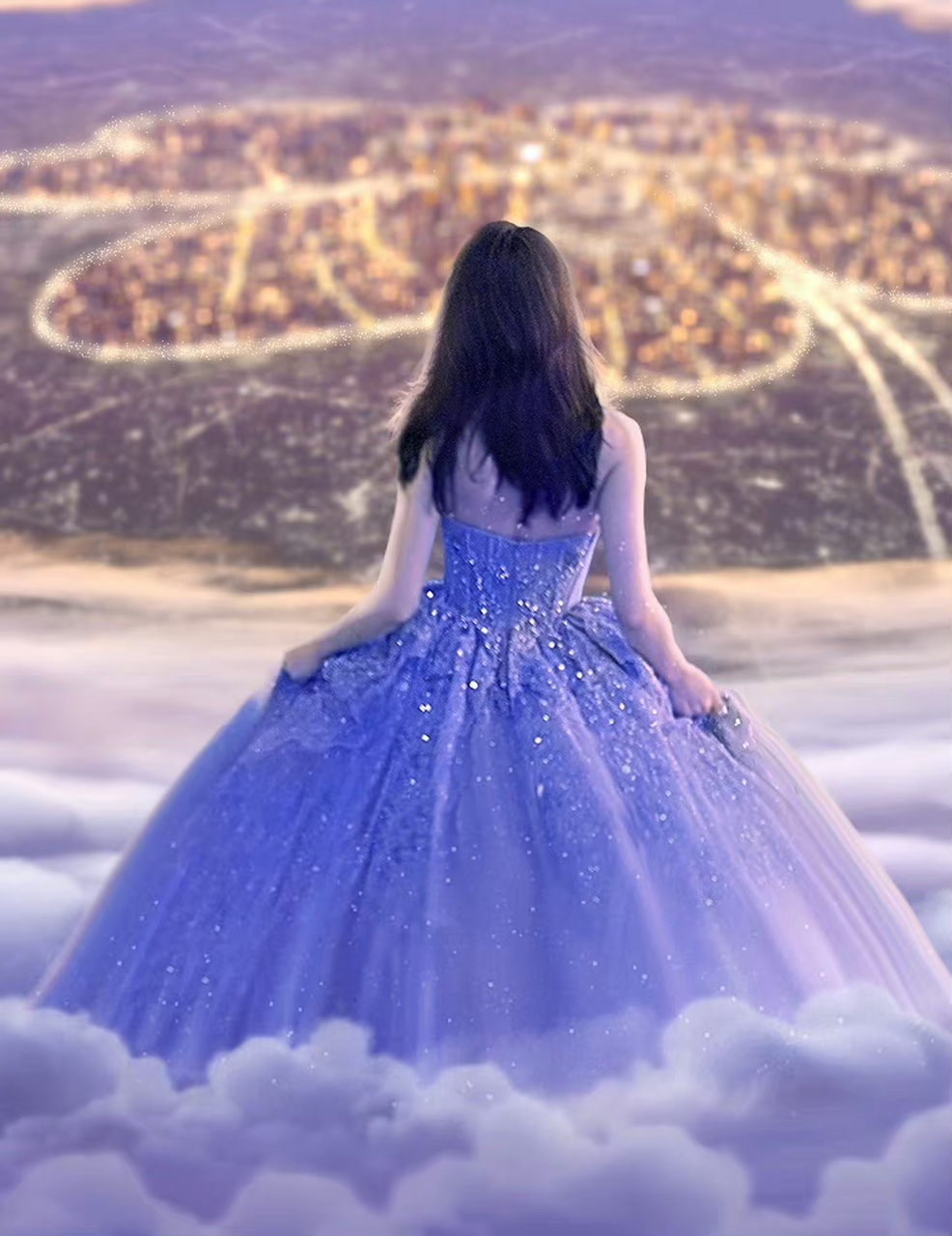 迪丽热巴最新大片背影梦回乔晶晶 光是背影就氛围感拉满了