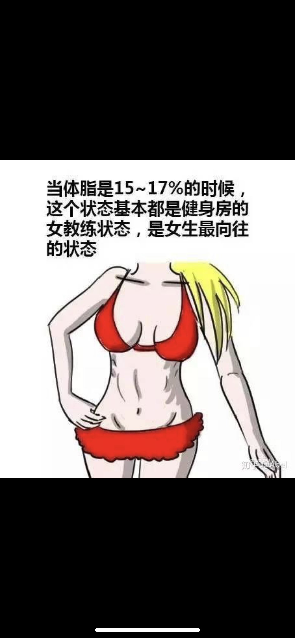 女生體脂率對照表