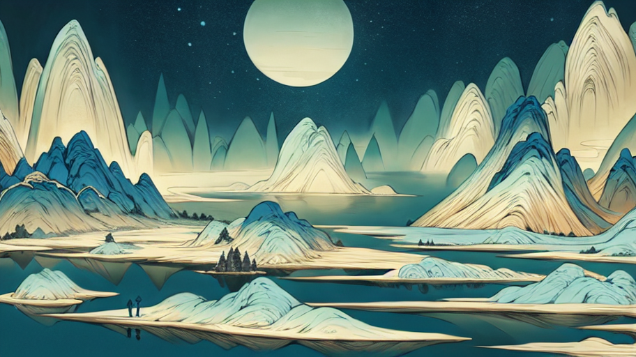 水墨古风壁纸画