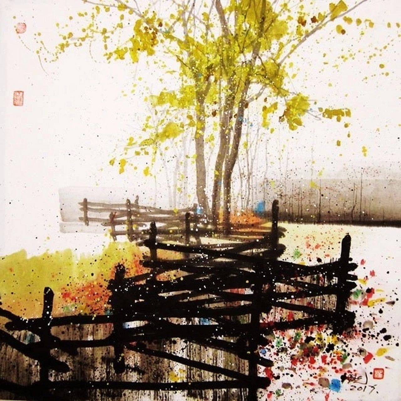 彩墨画派是中国画现代画派之一,由上海画家林风眠首创