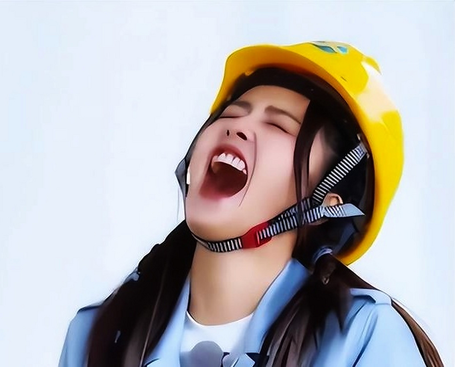 白鹿喜欢笑,喜欢大笑,喜欢笑得花枝乱颤!