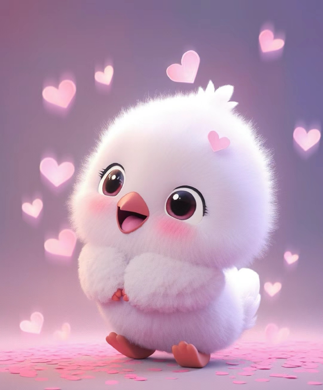 爱心小萌鸡!#2023小雪节气