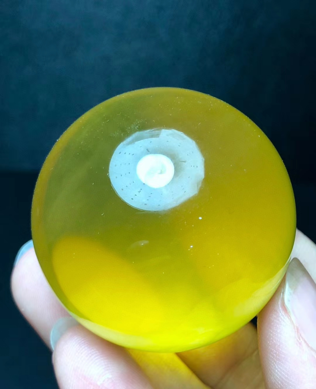 天然黄水晶转运球摆件 有求必应#黄水晶球