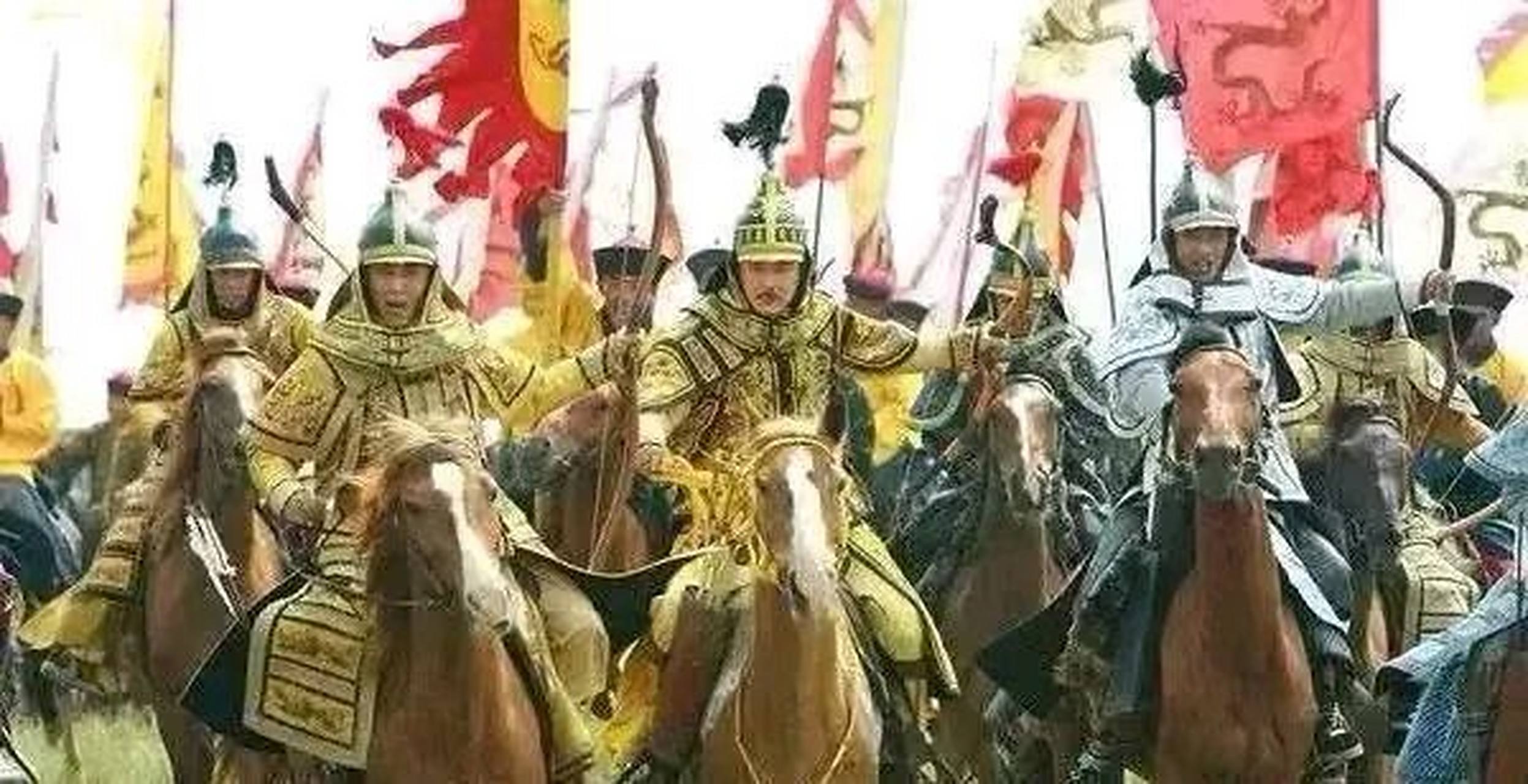 酒过半巡,额亦都忽然起身,拔刀对着儿子达启说:"天下有父亲杀儿子的吗