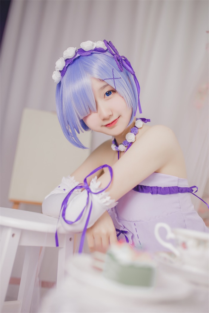 网荭Coser@木绵绵OwO – 雷姆生日 [24P/152MB]
