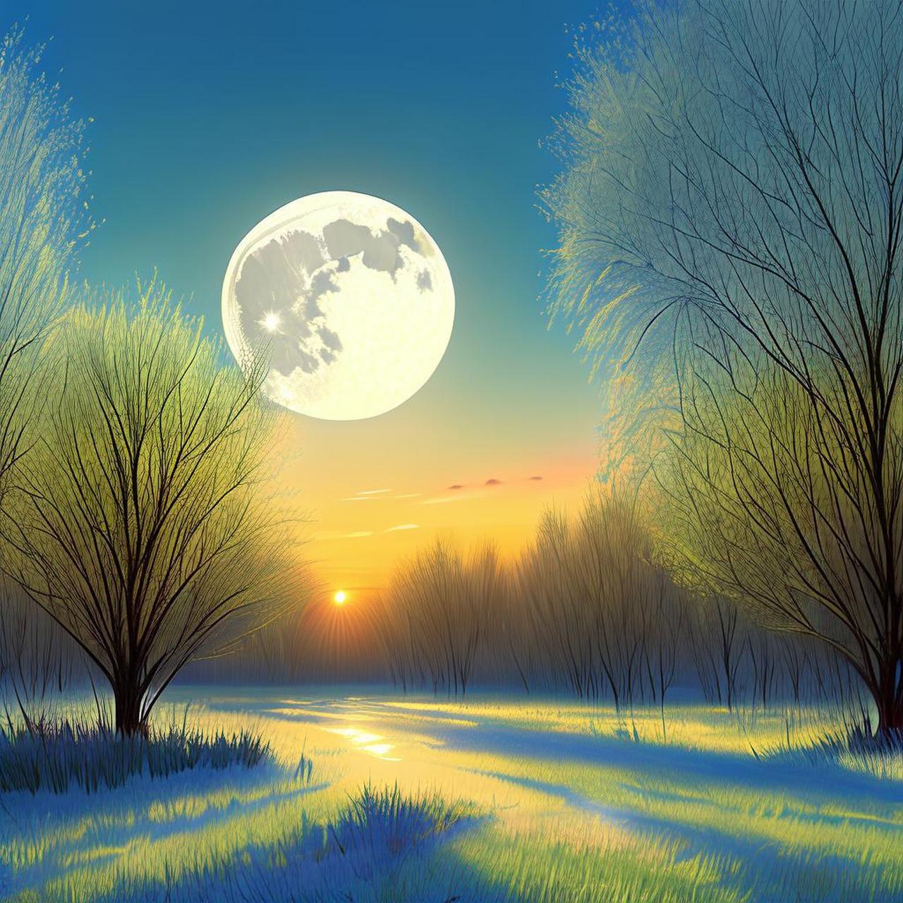 生的光芒,隐于初升的太阳里;爱的希望,藏于幽幽的月色中.