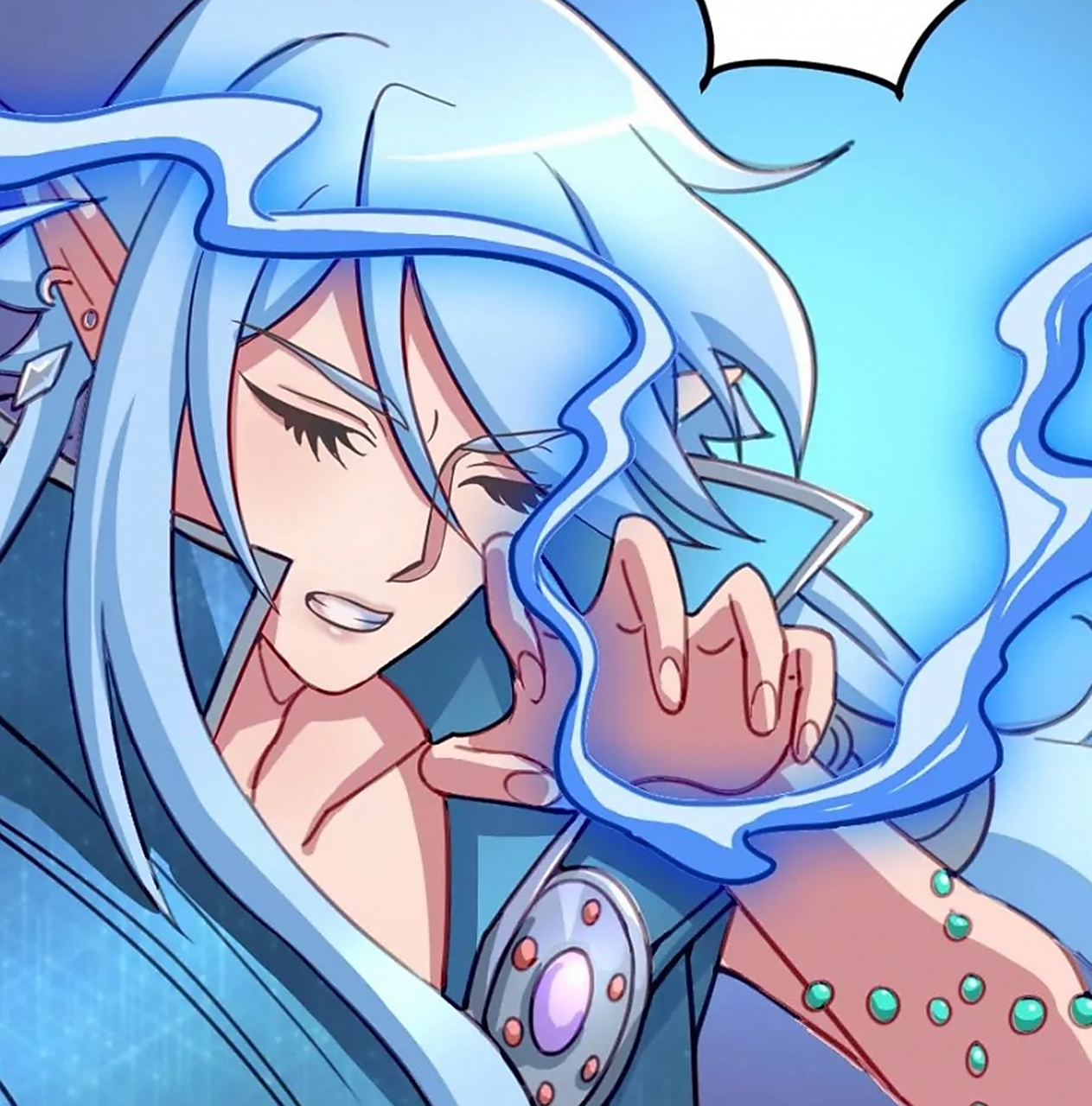 目测,十法相可以巨大化,他难怪一拳打飞水王子了. 这有可能是某种叶