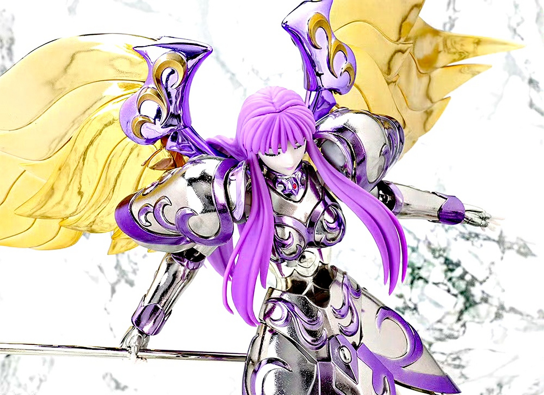 模型欣赏: 圣衣神话ex 女神雅典娜/城户纱织,展现了其便装与圣衣形态