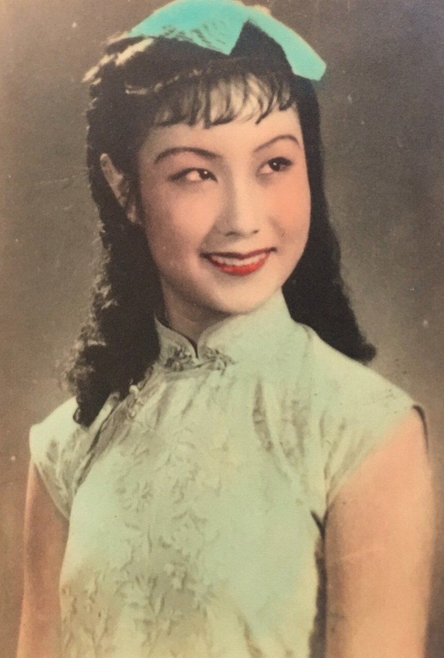 民国电影明星老照片～1940年代～影星李丽华青春照.