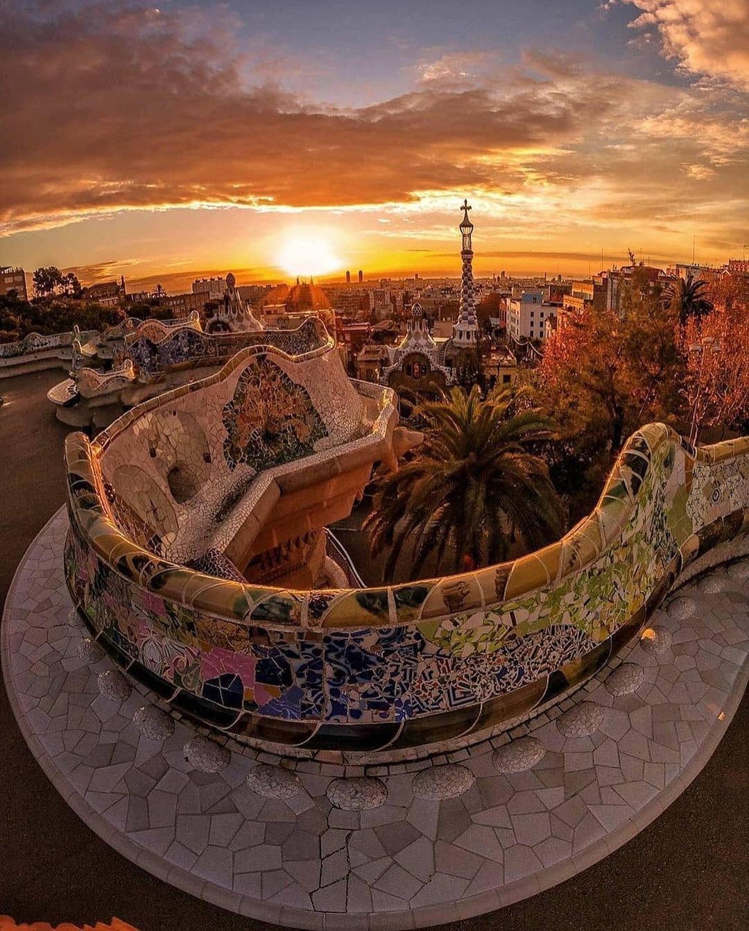 巴塞罗那park guell