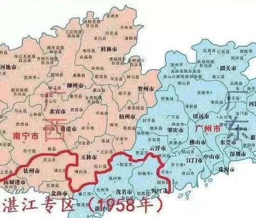 广西和广东名字的由来是怎样的,这个广字是什么意思?