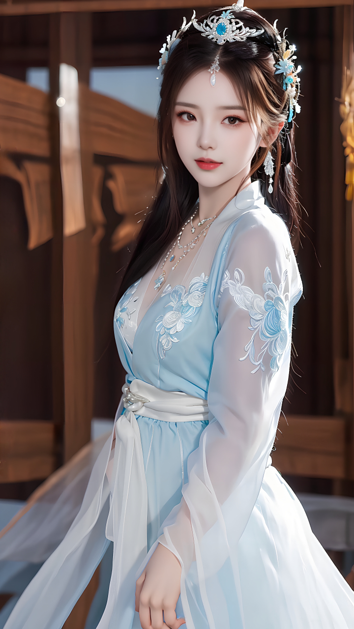 古风# #ai美女图片# #二次元美图