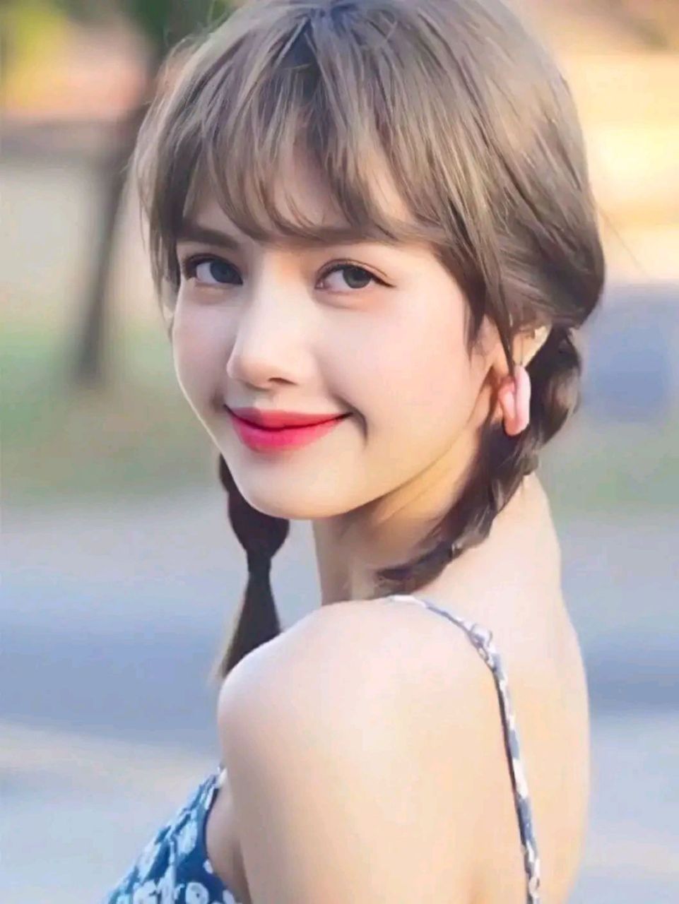 lisa笑起来真的很治愈呀!