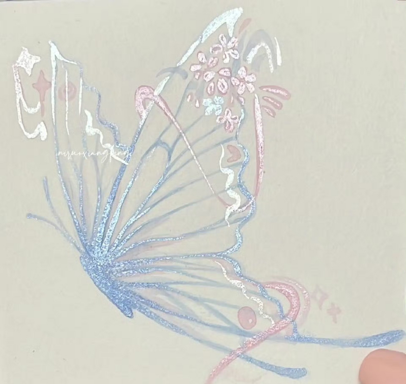 03  蝴蝶美学 ,看到蝴蝶就想到天官赐福了 花城主的银蝶.