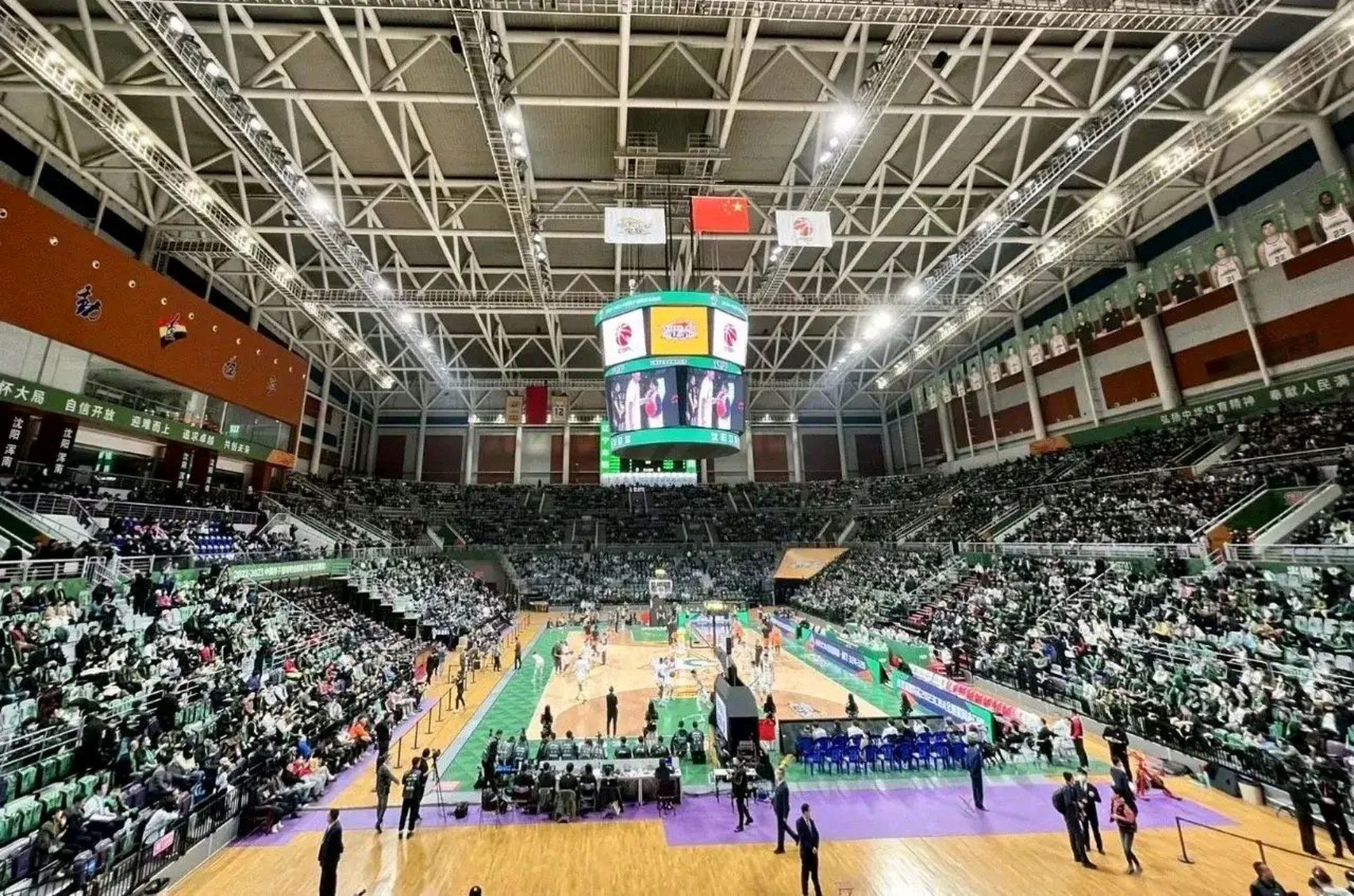 辽宁男篮主场馆达到了nba的级别?