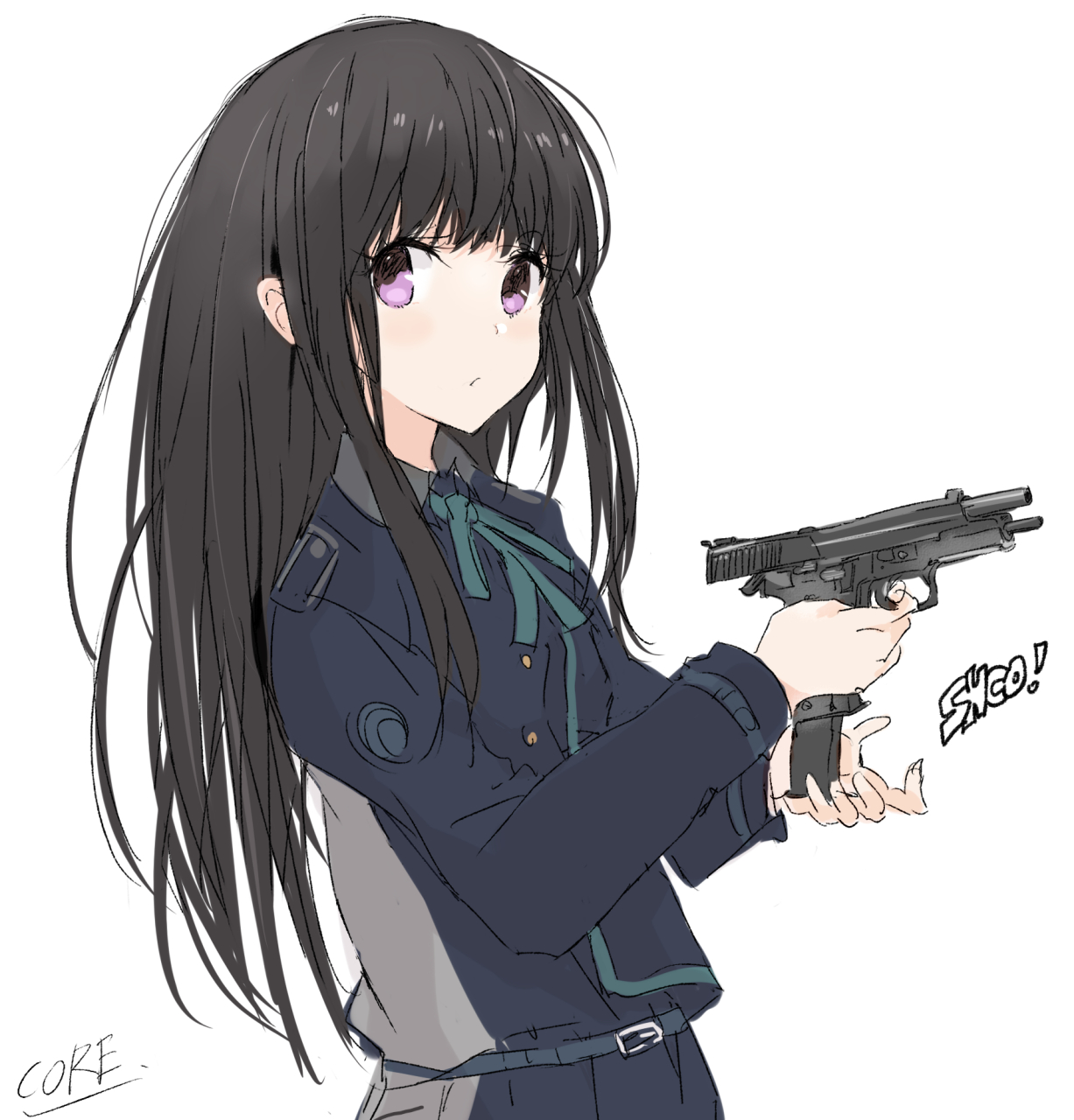 不听话不老实就给你一梭子