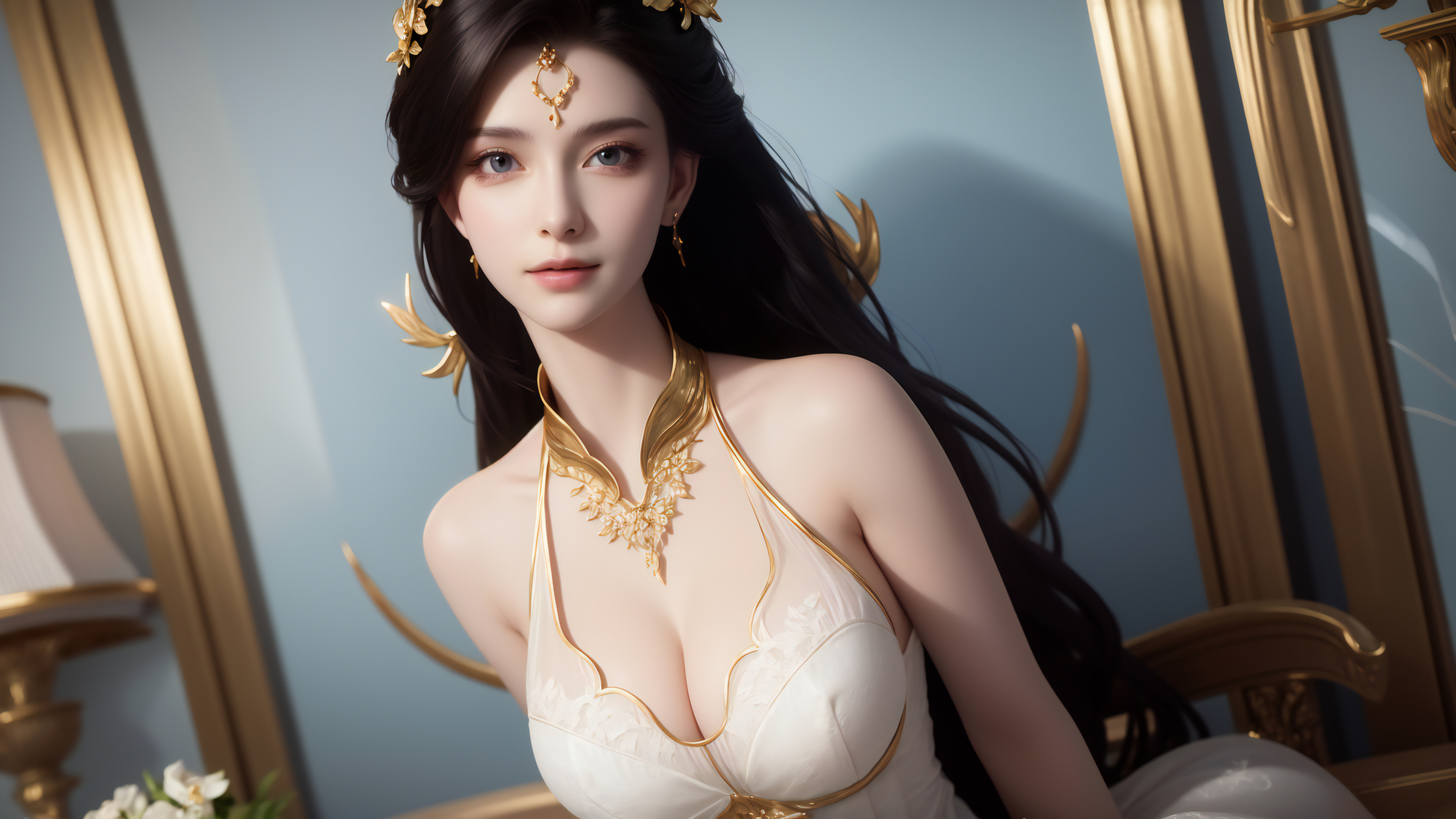ai绘画2.5d 初学严妆横屏《二》