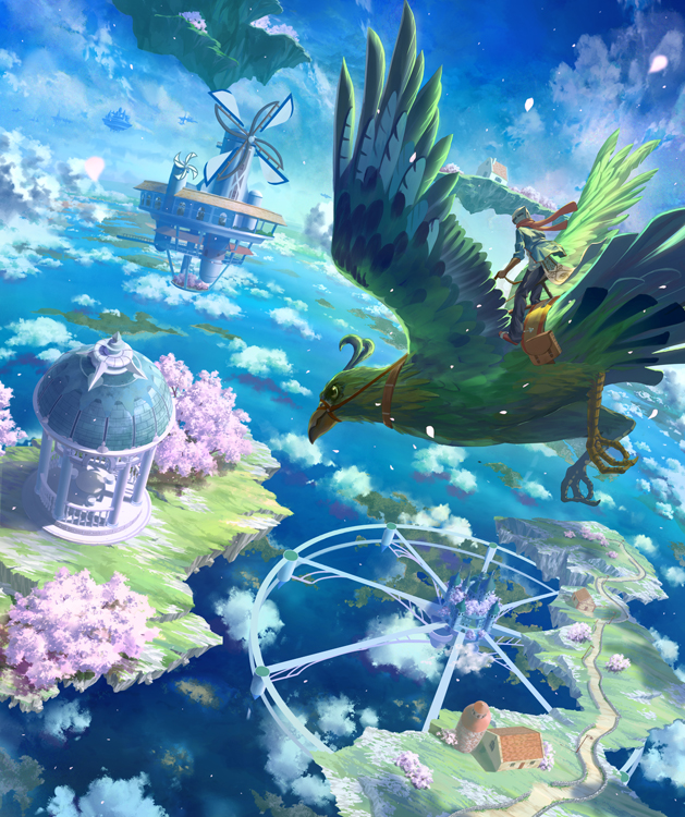 p站美图推荐——异世界风景特辑(画师名:kaitan)