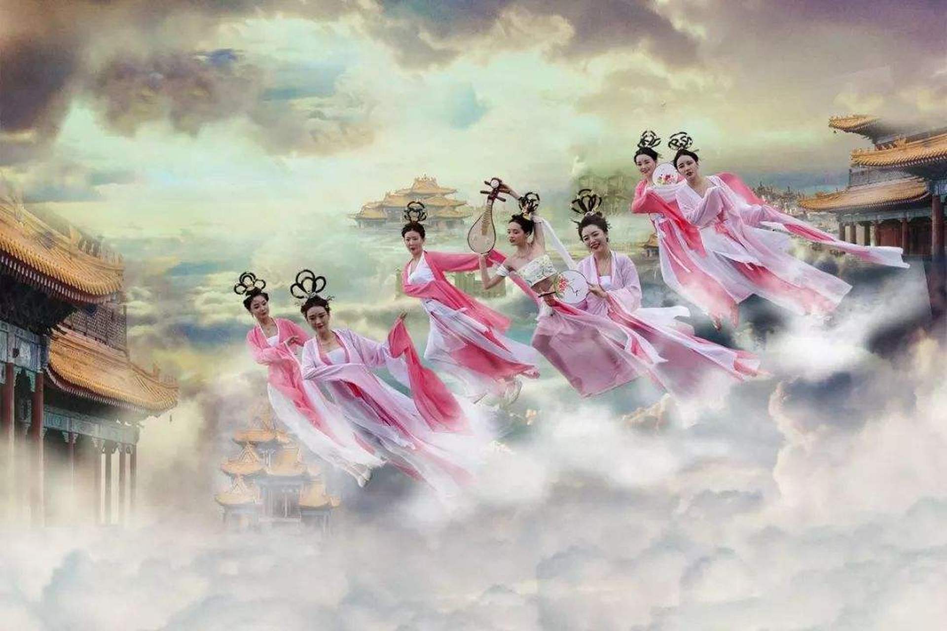民俗文化 / 七仙女是传说中玉皇大帝的七个女儿,由此衍生出众多美丽的