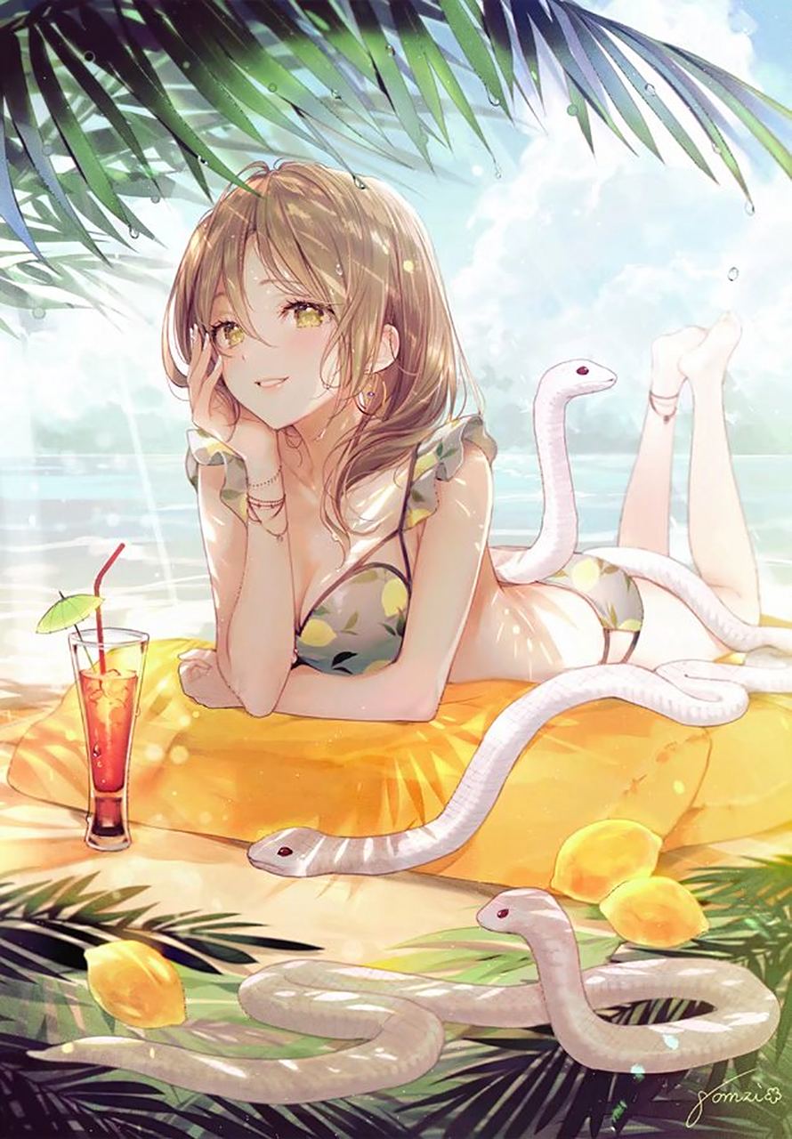 美女与蛇  画师:gomzi