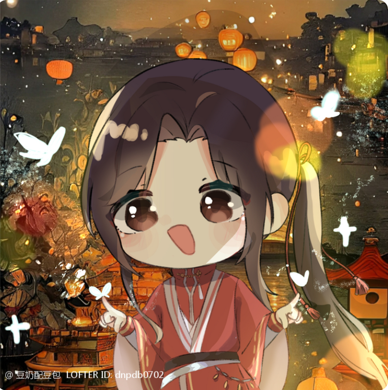 可可爱爱的q版花怜#天官赐福