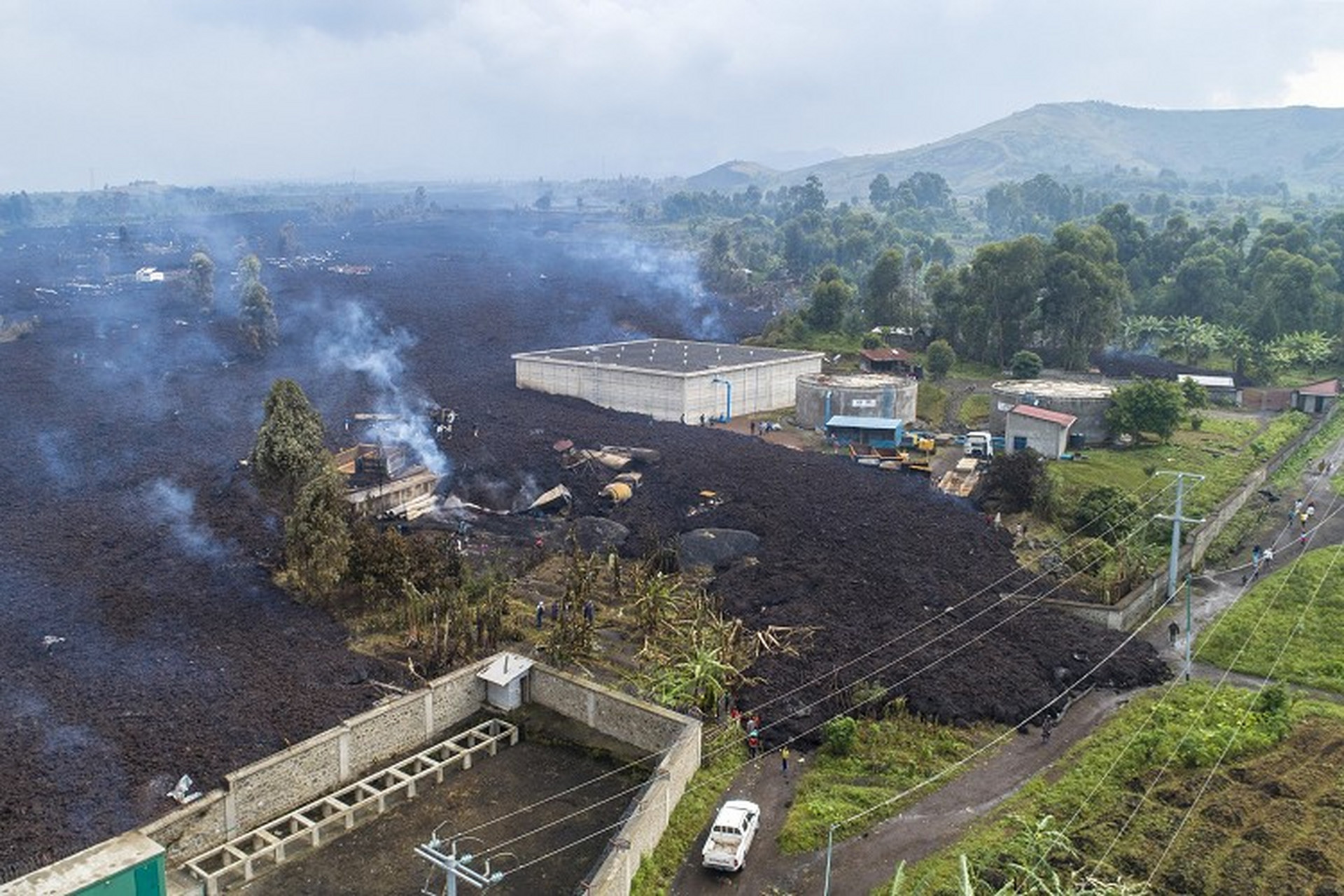 刚果火山图片