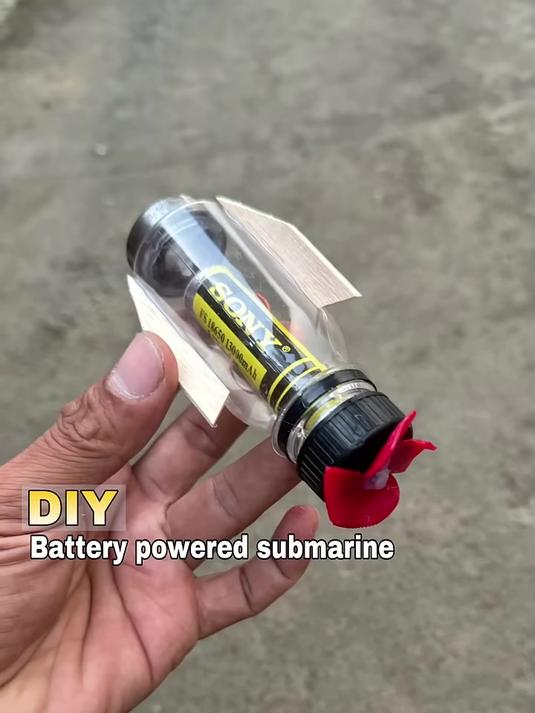 diy一个创意潜艇 diy手工