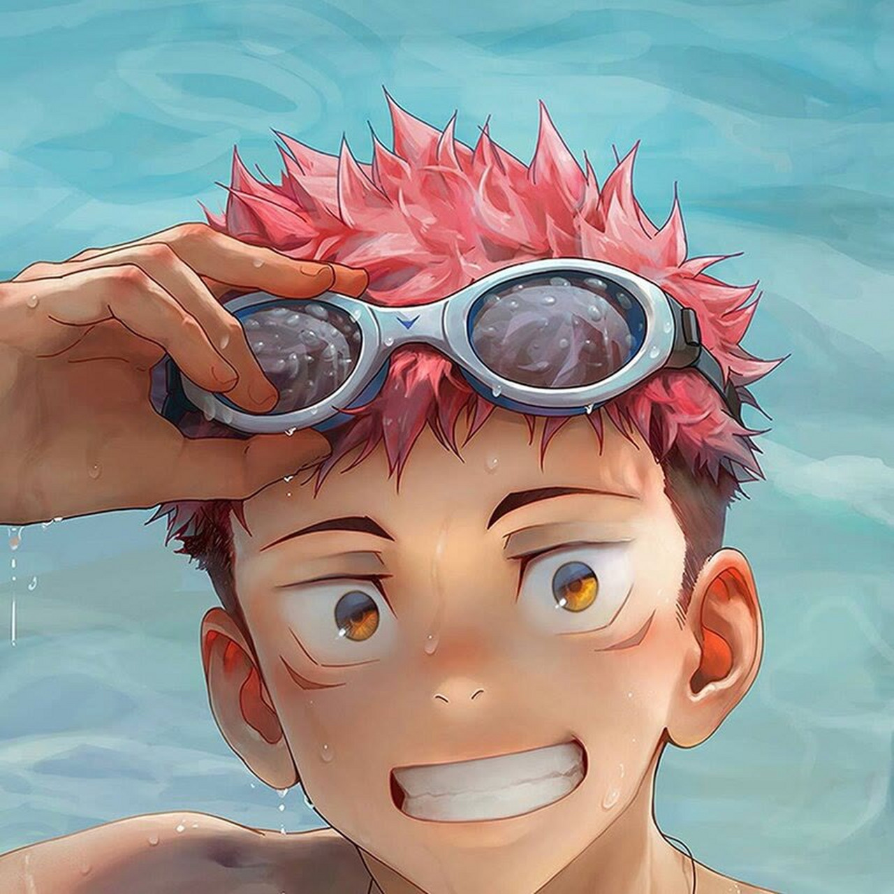 今天是爱笑男孩#动漫头像# #头像# #动漫头像和壁纸# 爱笑的男娃运气