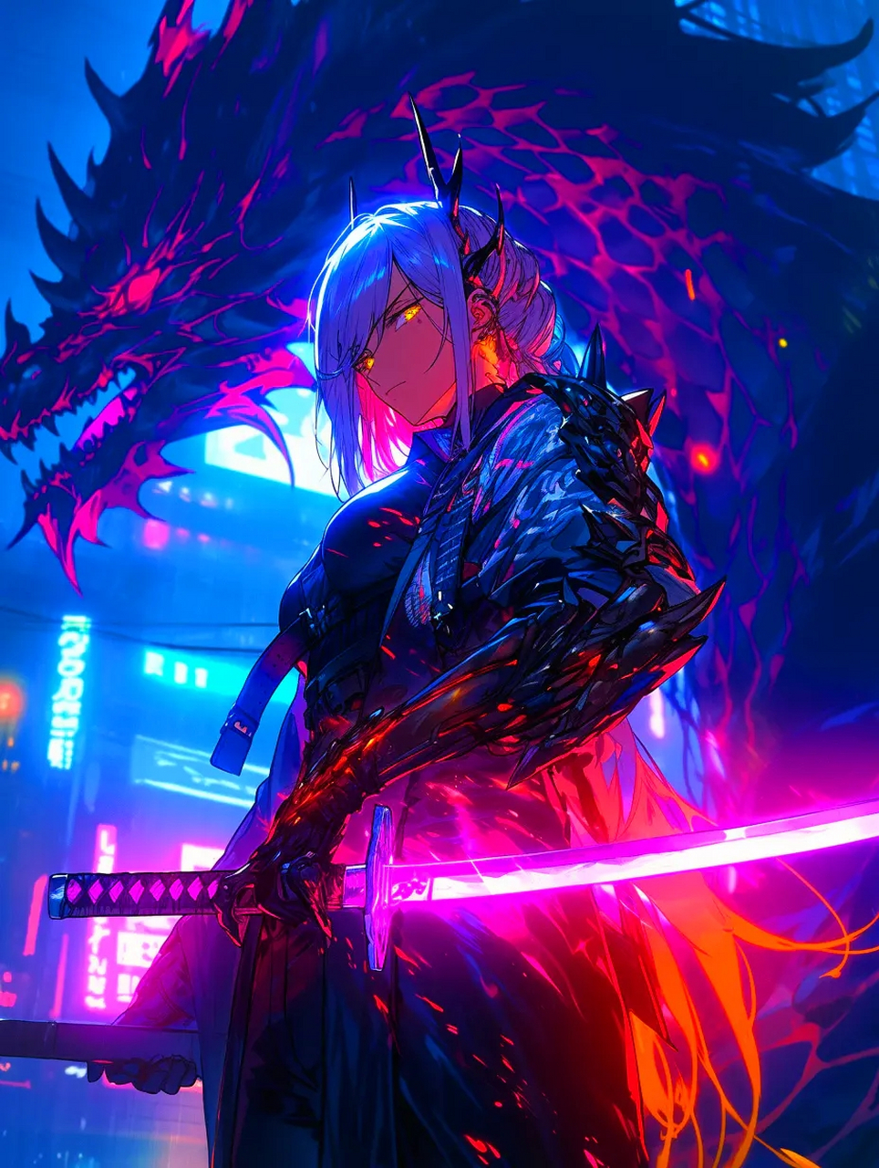 二次元# 赛博朋克风[给力]