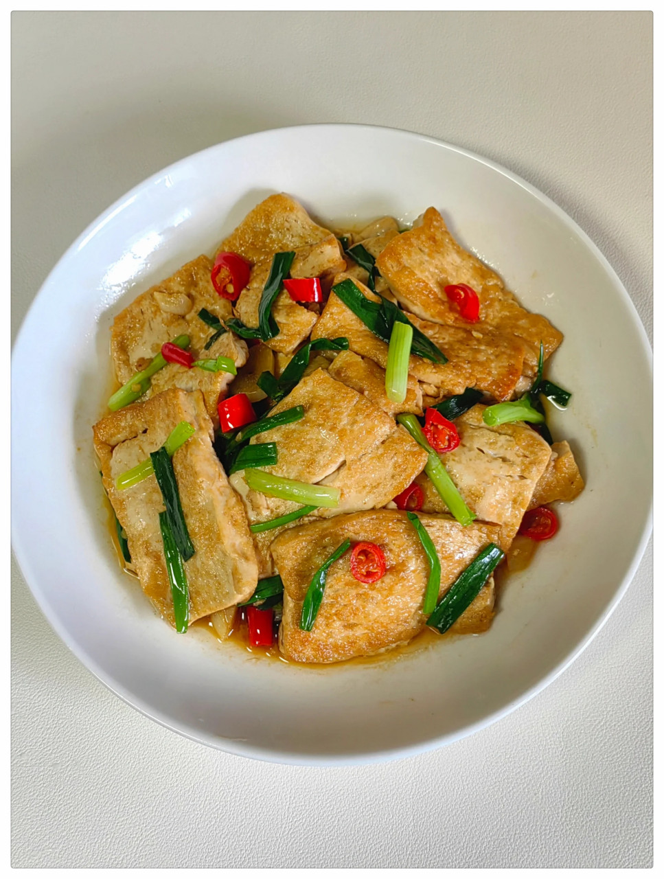 香煎豆腐,简单快手,超下饭!