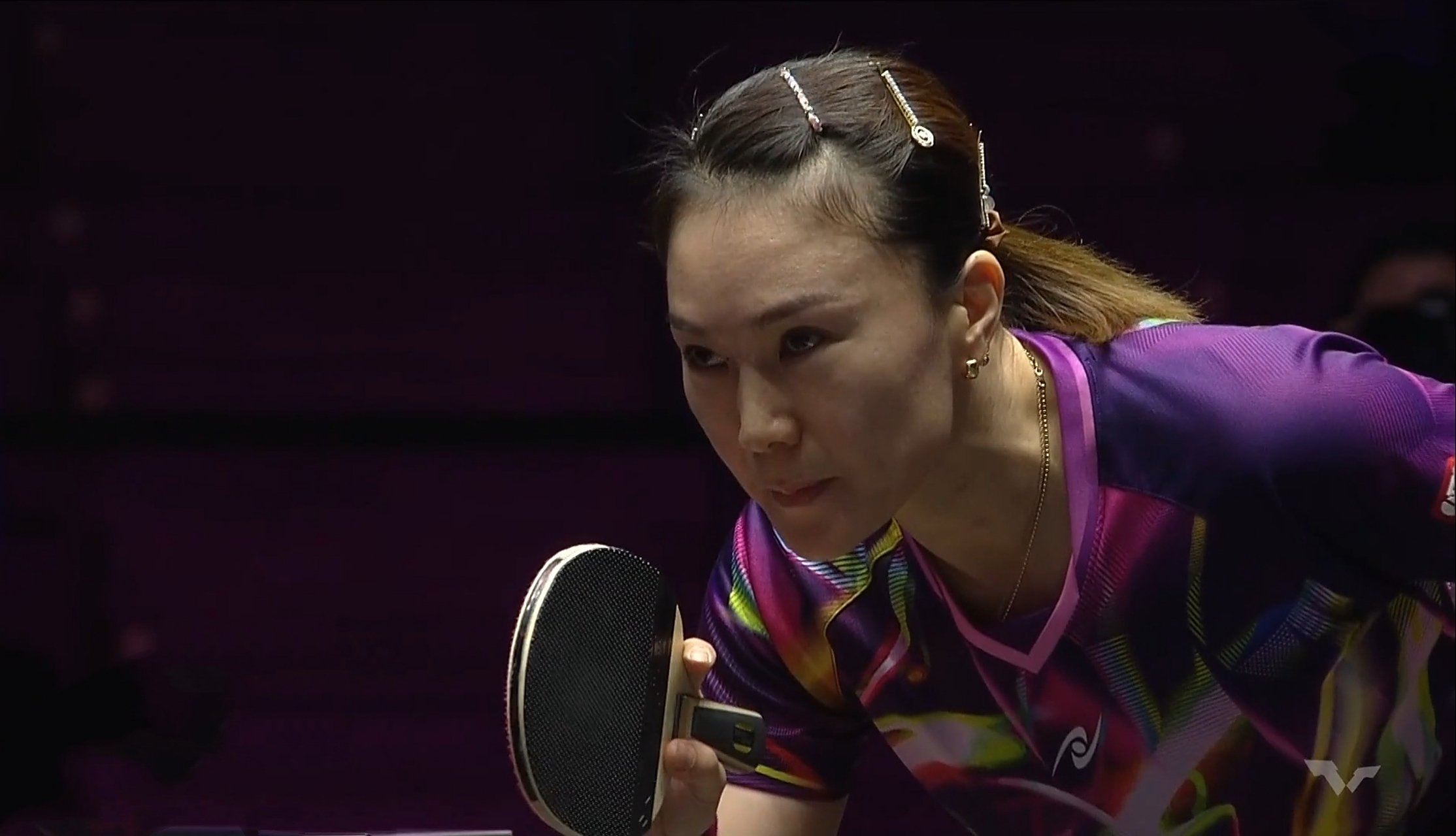 wtt法兰克福乒乓球冠军赛, 女单1/16决赛,早田希娜vs单晓娜, 早田希娜