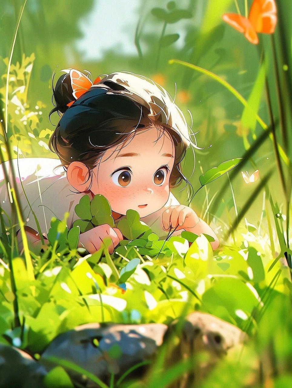 微笑治愈心灵 童年时光让人难忘