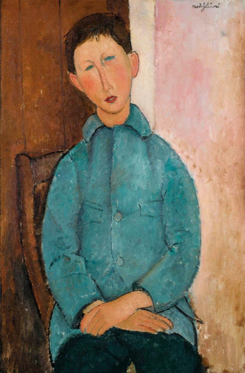 莫迪里阿尼(amedeo modigliani,1884-1920) 大部分肖像作品都在生命