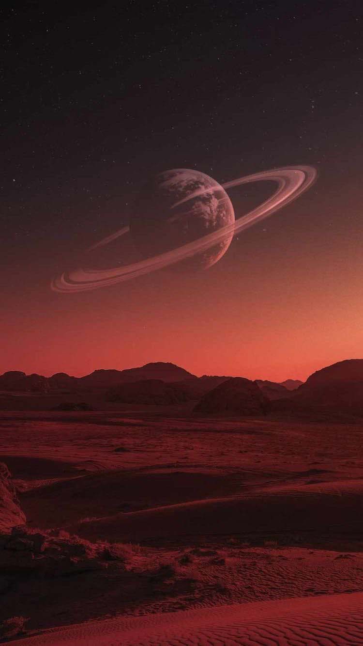 土星极光,由哈勃望远镜捕捉