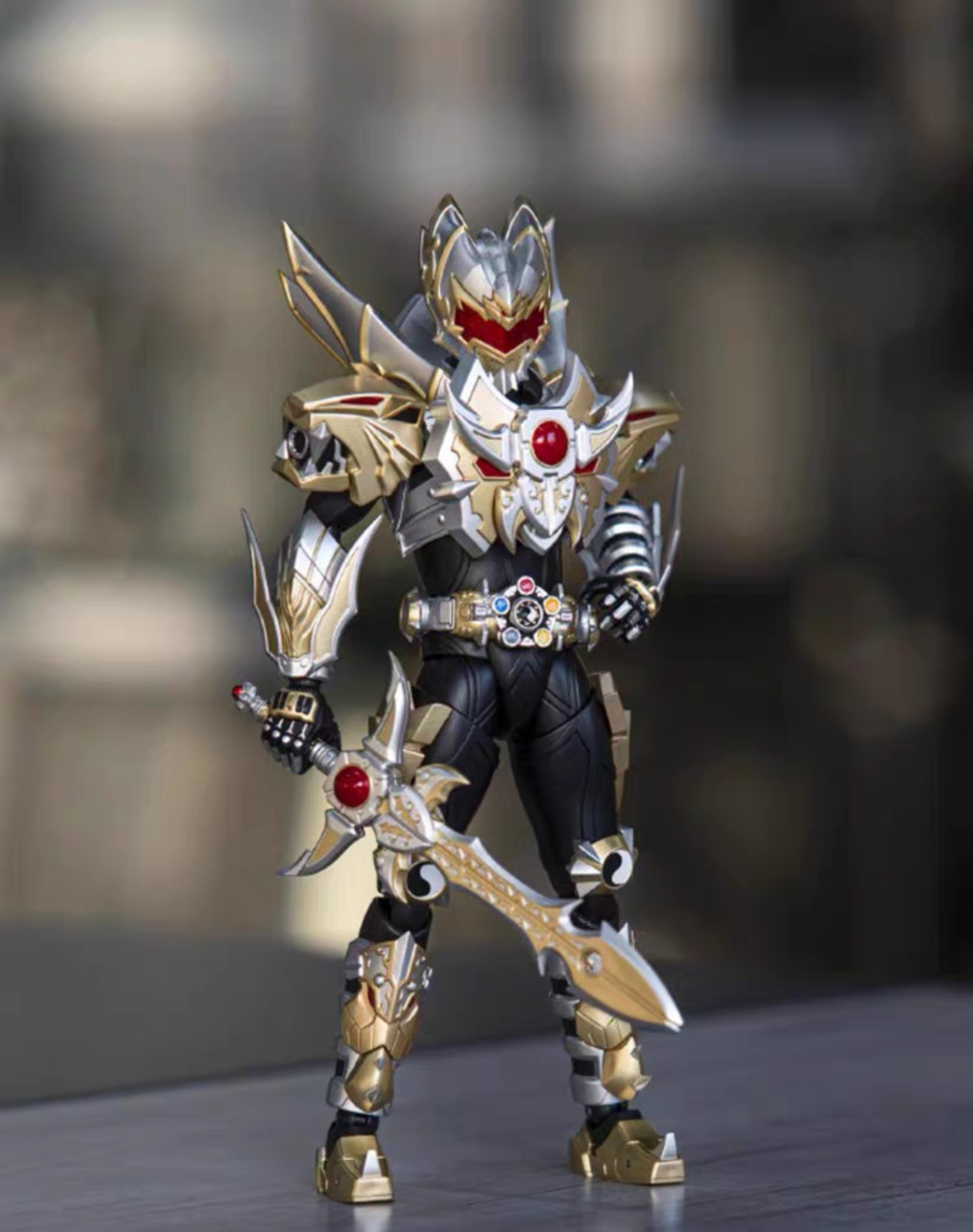 铠甲勇士 帝皇侠 刑天 黑犀侠可动人偶手办摆件!