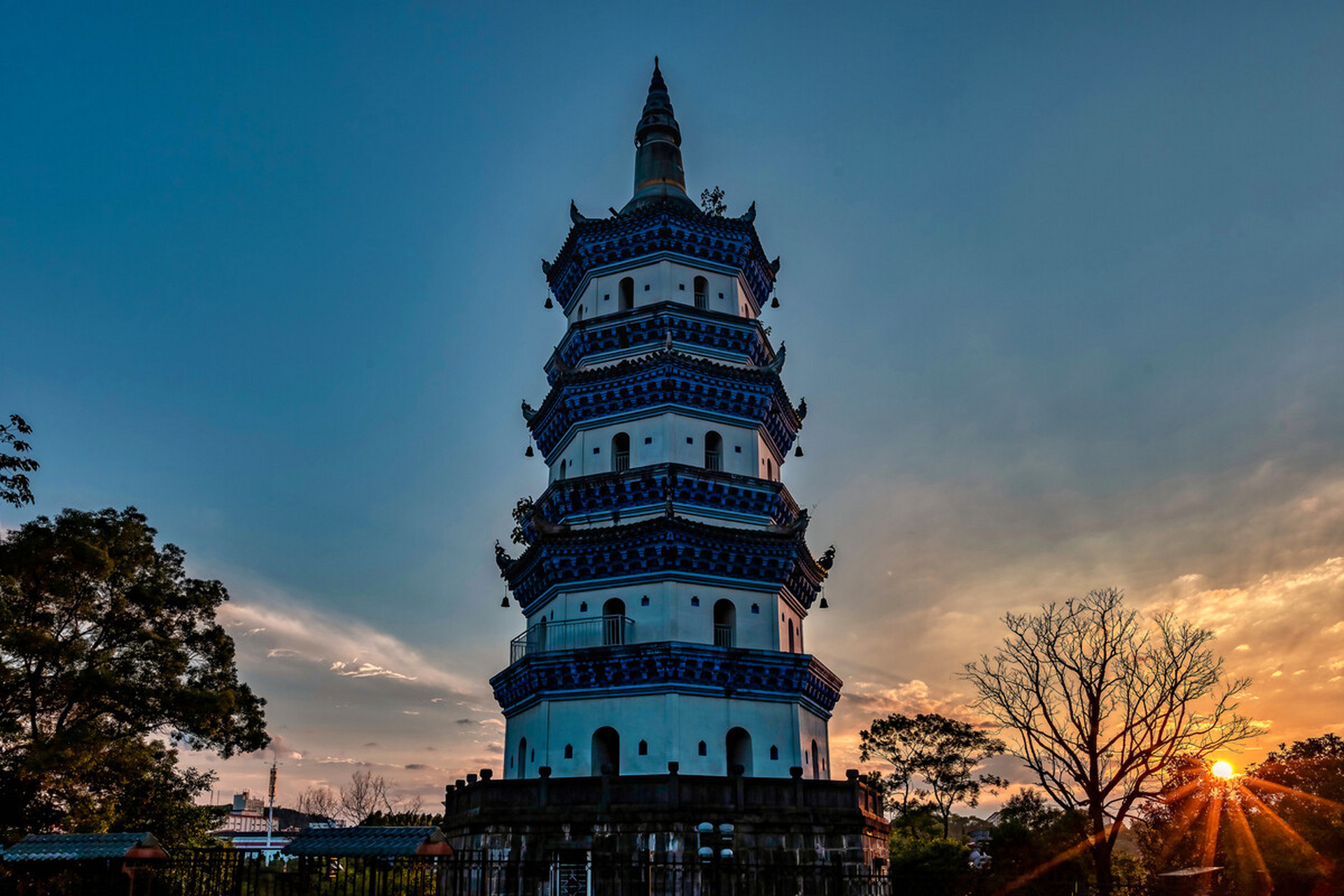 永州八景之迴龙夕照# 自舜帝南巡零陵到明代万历年间共3500多年的