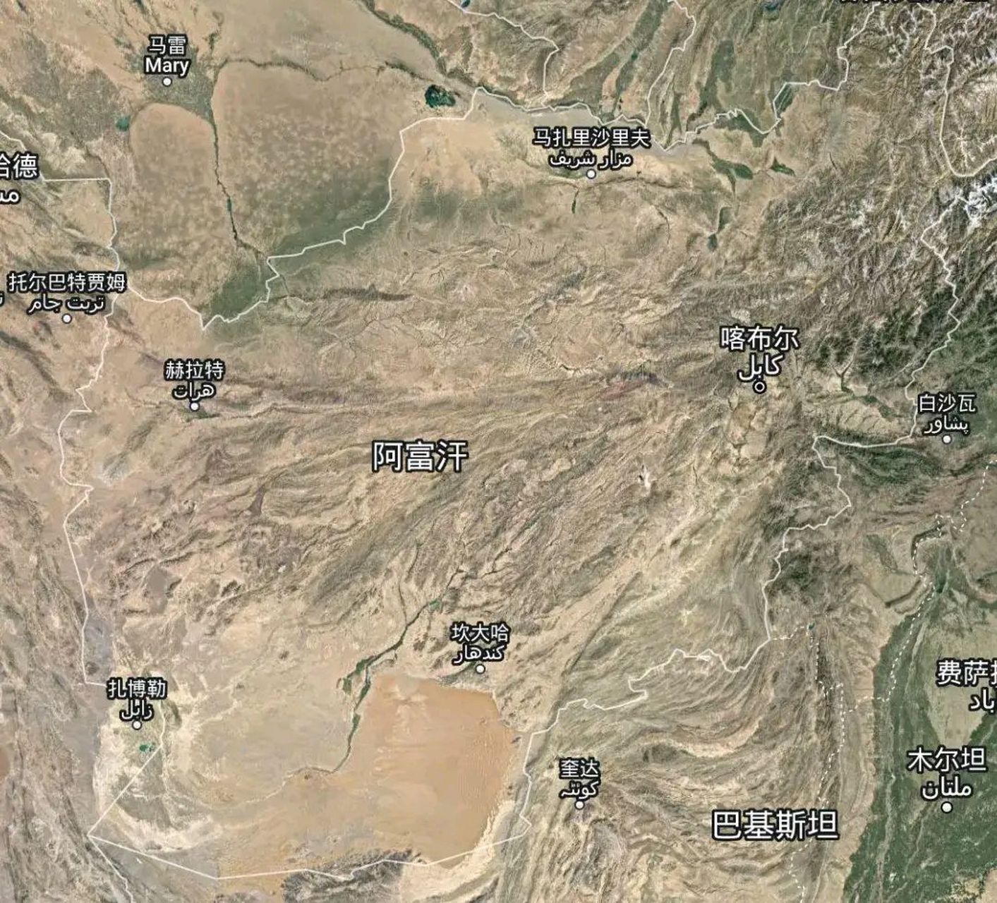 阿富汗地形:整个国家都是山地,机械化部队望洋兴叹,所以美国无法长期