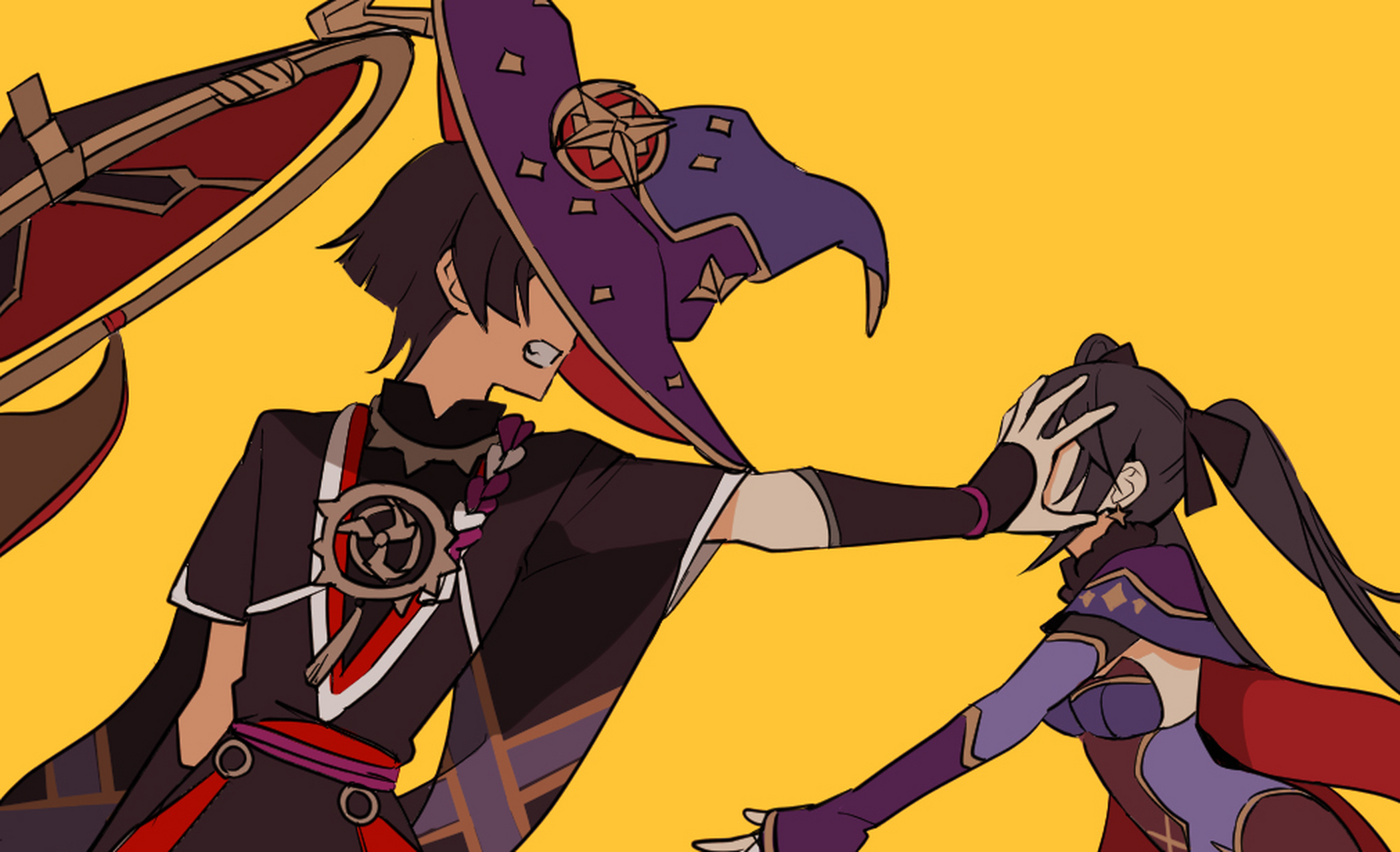 磕着磕着就打起来的 画师:rome