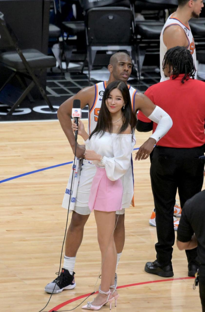 中国NBA现场女记者图片