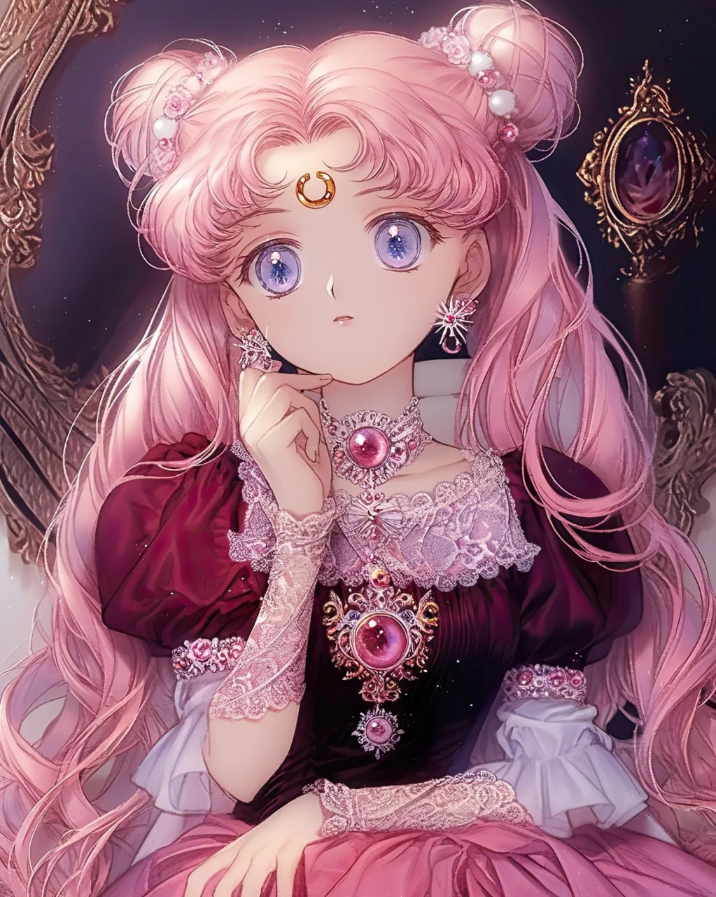 美少女战士的欧式宫廷复古风头像分享 看起来都挺好看的 #4月创作打卡