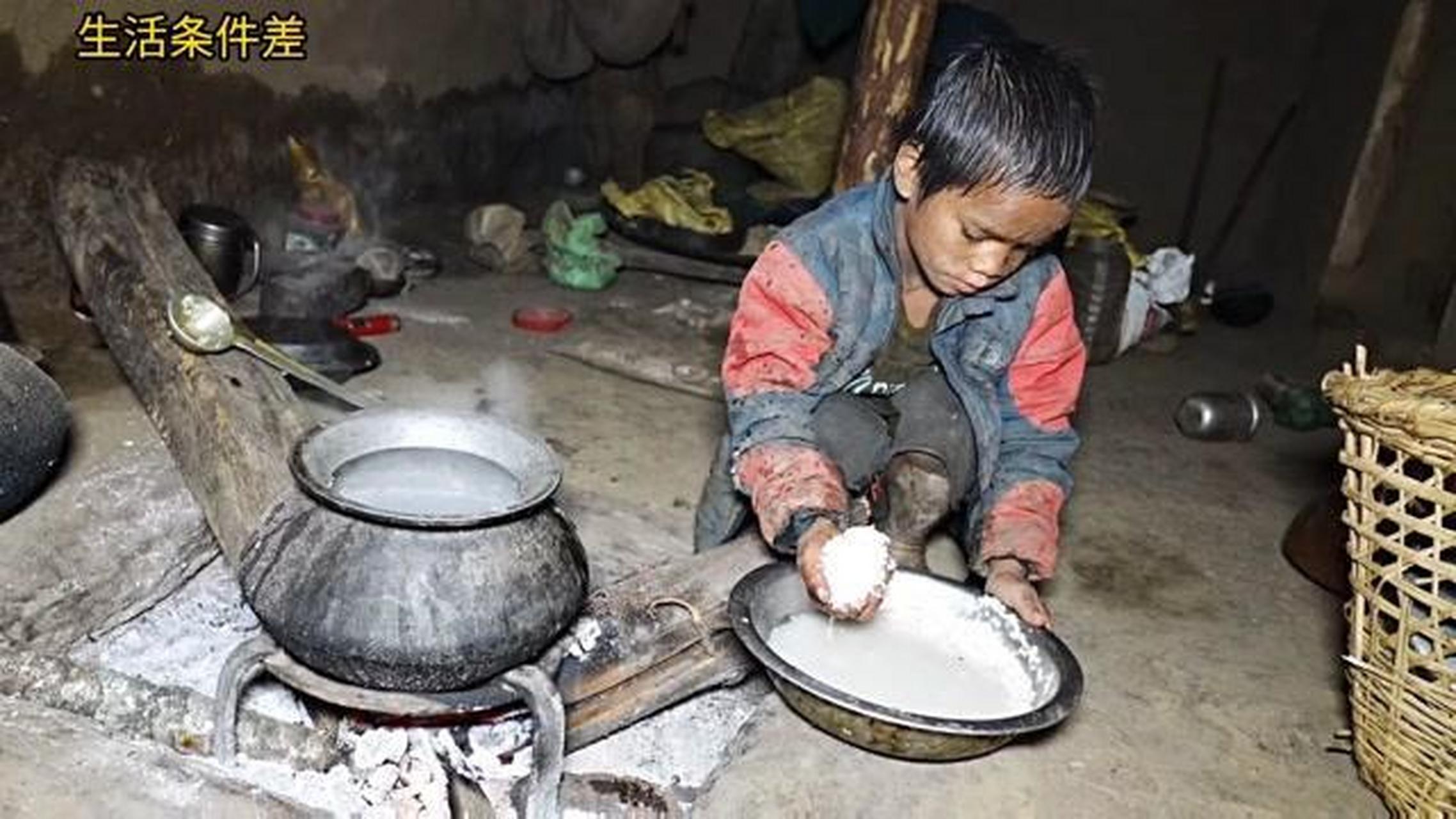 穷人家的孩子早当家.