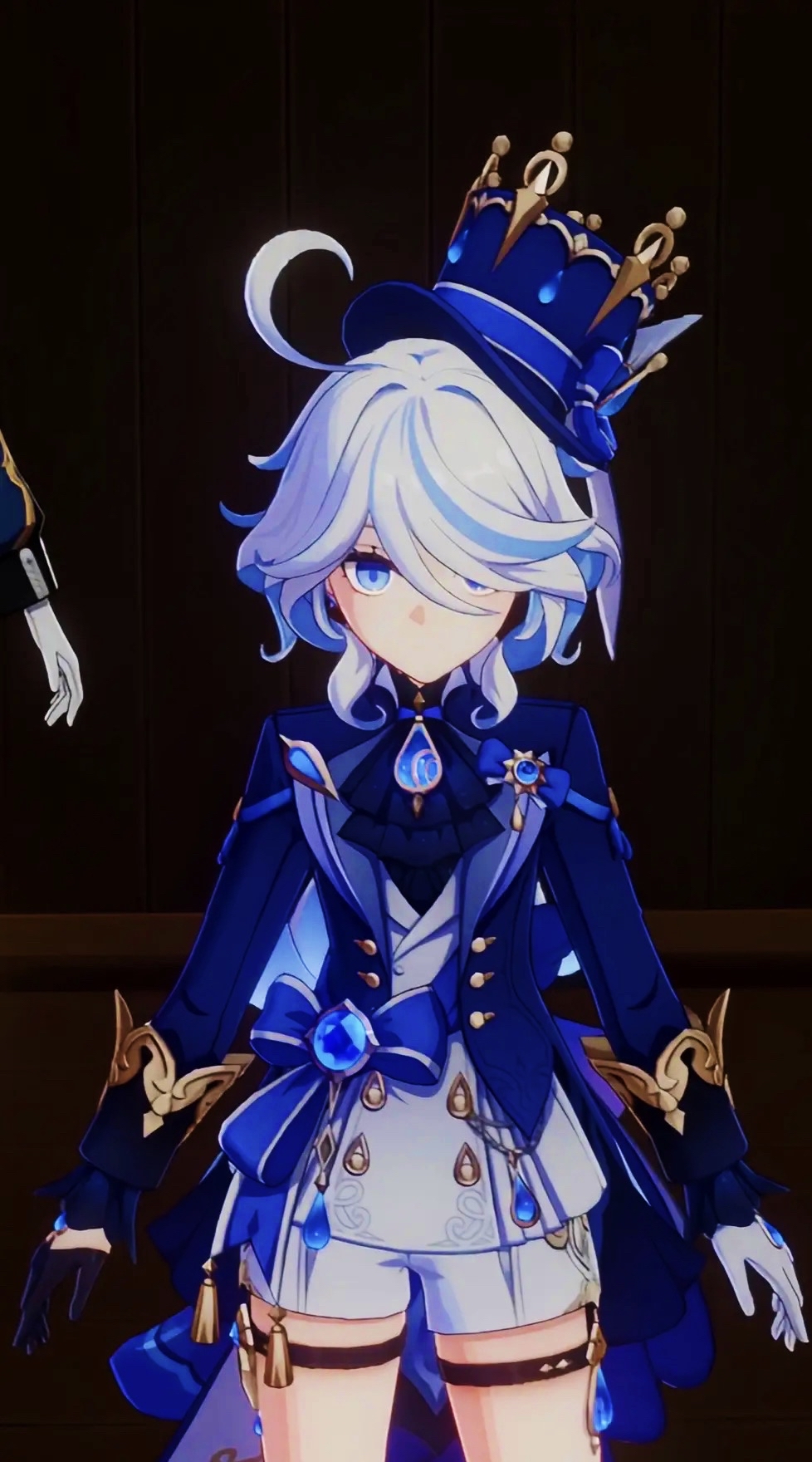 原神枫丹水神芙卡洛斯配图,你会选择她吗?