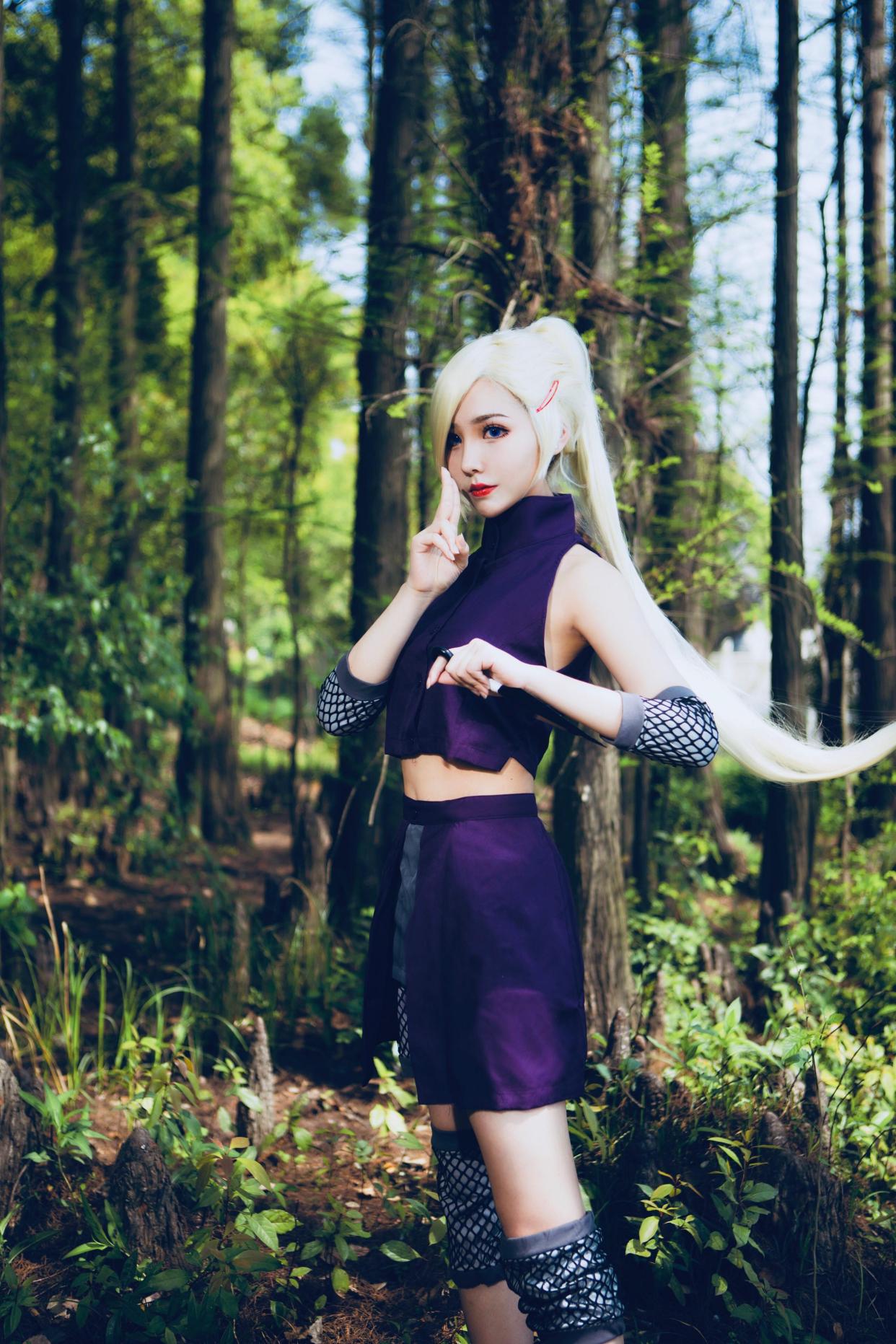 《火影忍者》cos:这个井野好可爱呀,爱了爱了