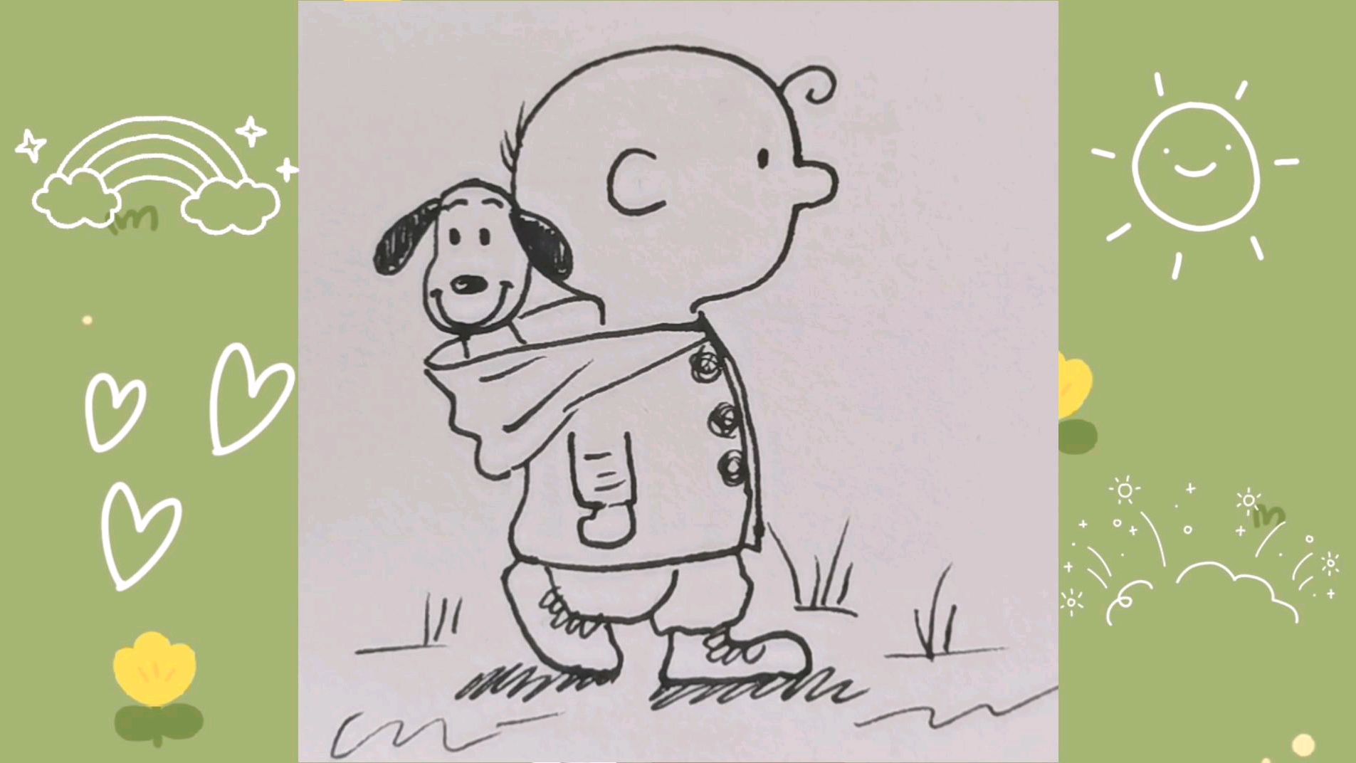 [图]《花生漫画》查理布朗和snoopy