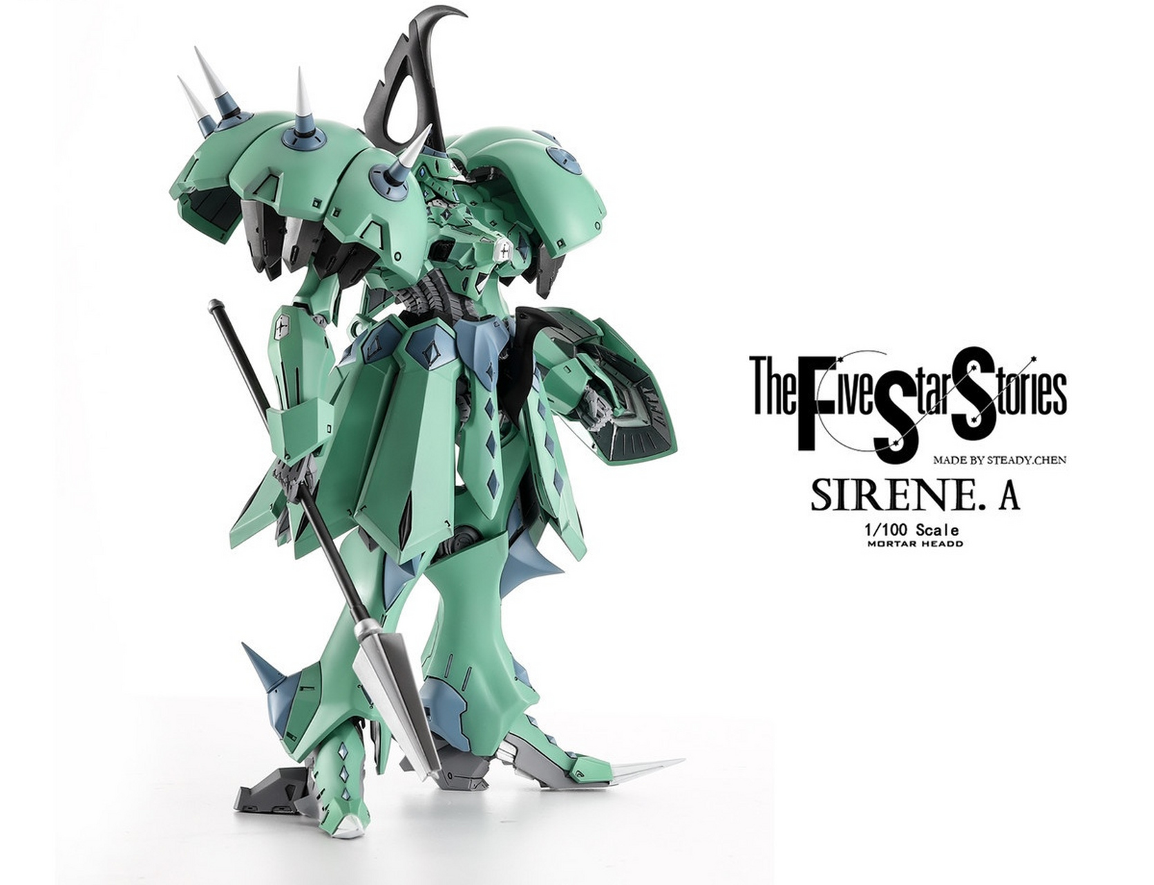 模型欣赏:五星物语 1/100 赛连a,by steady.#动漫# #模型# #机甲